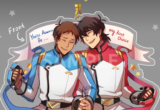 VLD Garrison gold acrylic offers charms